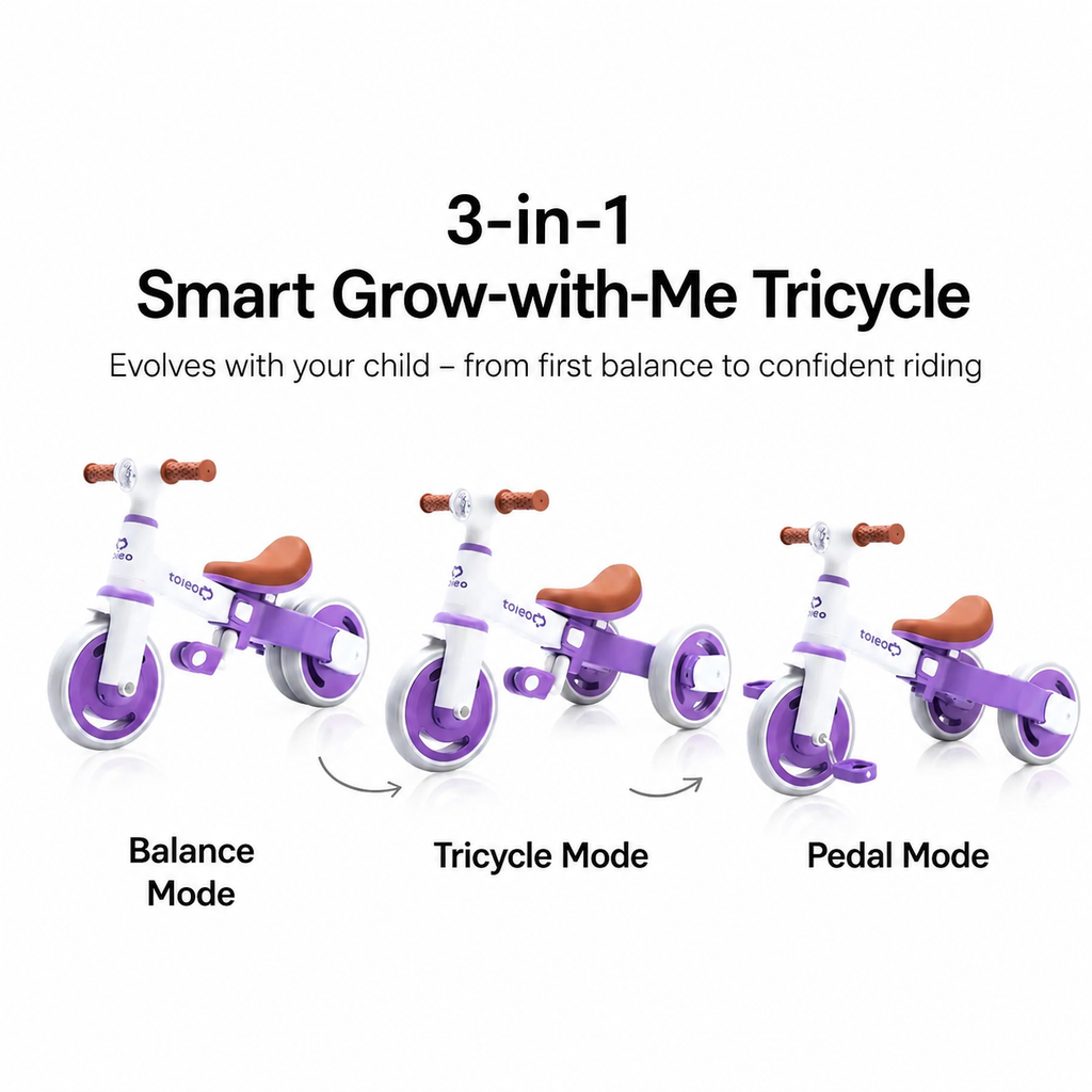 3-in-1 Kids Tricycle