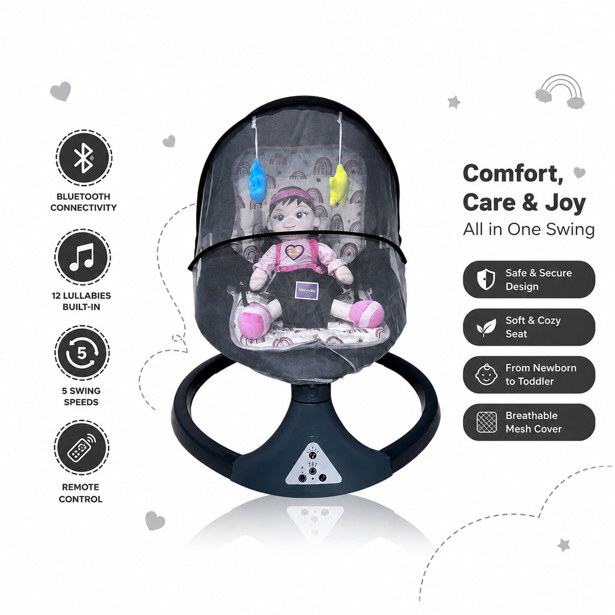 Electric Baby Swing Cradle