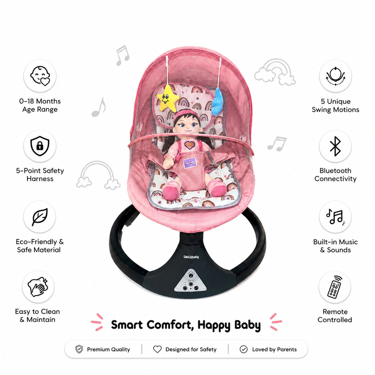 Electric Baby Swing Cradle