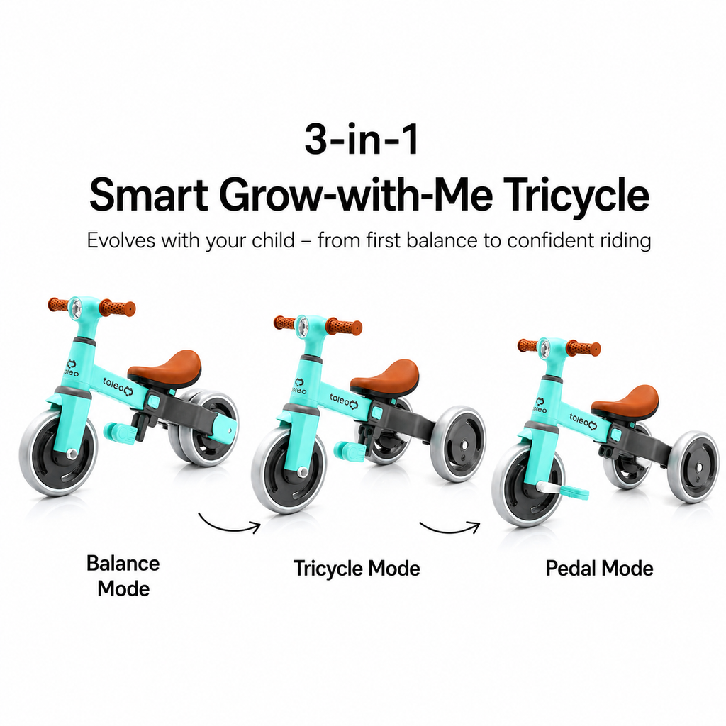 3-in-1 Kids Tricycle